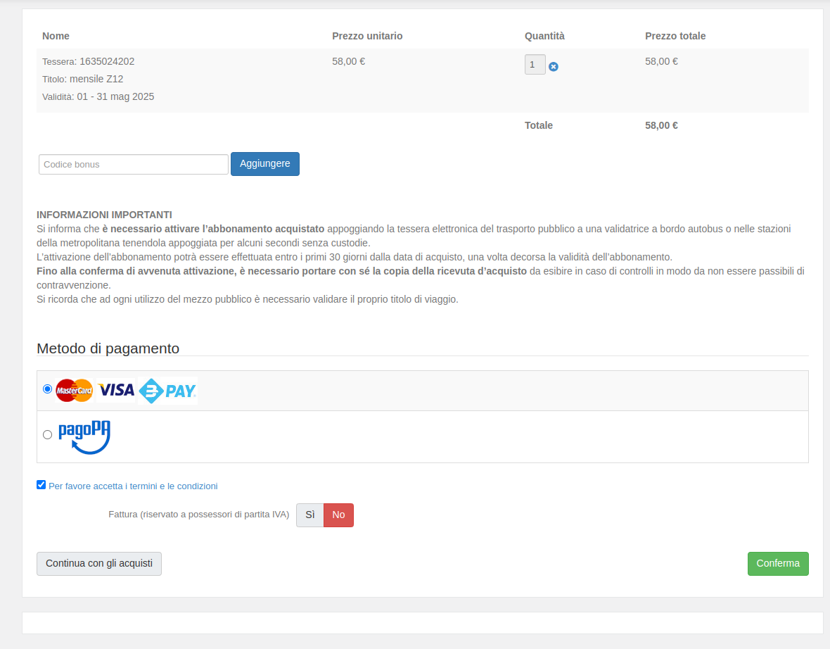 Portale Mobilita lab 3