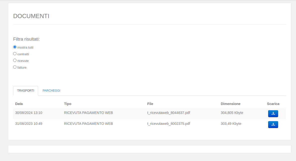 Portale Mobilita lab 4